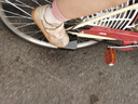 自行車(chē)電動(dòng)單車(chē)后座腳踏板可折疊站人加厚加寬后輪踏腳板配件座兒童擱腳踏板 加厚加寬折疊后腳踏 曬單實(shí)拍圖