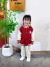 巴帝巴帝秋季新款嬰幼兒女童棒球服美式復古外套潮流時(shí)尚百搭甜點(diǎn)小熊110 曬單實(shí)拍圖