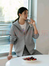 森馬（Semir）外套女搖粒絨落肩寬松慵懶氣質(zhì)冬2025連帽夾克ins潮109725108005 曬單實(shí)拍圖