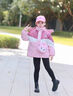 迪士尼女童沖鋒外套三合一可拆卸防風(fēng)羽絨服內膽大童秋冬24新款兒童外套 粉色兩件套 120 曬單實(shí)拍圖