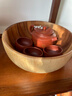 相思木整木木碗日式加厚湯碗高檔防燙面碗大號沙拉碗實(shí)木防摔飯碗 【整木相思木】22*7.5cm 曬單實(shí)拍圖