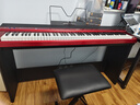 美得理（MEDELI）SAP200便攜電鋼琴88鍵重錘初學(xué)專(zhuān)業(yè)家用智能 紅色琴體+木架三踏板 曬單實(shí)拍圖