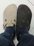 BIRKENSTOCK勃肯德國進(jìn)口男女款絨面革Boston shearling毛毛拖鞋 棕色常規版1020567 39 曬單實(shí)拍圖