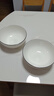 賀川屋湯碗大號日式釉下彩8英寸斗笠碗家用大碗吃面碗 2只裝 豎紋黑線 曬單實拍圖