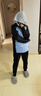 亞瑟士（asics）ASICS/亞瑟士童裝25年冬季新款男女童運動(dòng)彈力羽絨服夾克輕薄保暖 曬單實(shí)拍圖