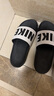 耐克NIKE女子拖鞋 NIKE OFFCOURT SLIDE 運動(dòng)鞋 BQ4632-011 白黑38 曬單實(shí)拍圖