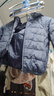 鴨鴨（YAYA）兒童羽絨服輕薄男女童裝秋冬男童小童中大童輕便冬裝外套D 霧霾藍 120 曬單實(shí)拍圖