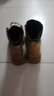 駱駝（CAMEL）大黃靴女時(shí)髦擦色粗跟戶(hù)外工裝馬丁靴 L24W076611 土黃(5孔) 38 曬單實(shí)拍圖