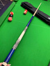 威利威利新款tw斷月明月臺球桿中式黑八球桿坦克大頭桿美式九球桌球桿 TW-3斷月【蜥蜴紋皮把】贈高配全套 曬單實(shí)拍圖