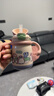 babycare兒童保溫杯嬰幼兒學(xué)飲寶寶吸管杯316L不銹鋼保溫杯幼兒園保溫水壺 贈直通吸嘴- 把手款萊莎粉 300ml 曬單實(shí)拍圖