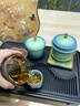 兮元記故宮文創(chuàng  )功夫茶具套裝送老師中秋教師節生日禮物退休喬遷伴手禮品 朕的茶器論道套裝-青綠【江山禮盒】 曬單實(shí)拍圖