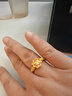 曼卡龍黃金戒指萌寵系列足金戒指金首飾定價(jià)送女友禮物 曬單實(shí)拍圖