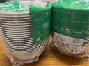 優(yōu)奧一次性碗350ml（20只裝）加厚加硬湯碗野餐圓碗免洗一次性餐具 曬單實(shí)拍圖