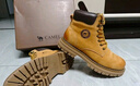 駱駝（CAMEL）【王俊凱同款】馬丁靴男鞋秋冬2025新款大黃靴女戶(hù)外工裝登山靴子 G13W379132 金黃色 42 曬單實(shí)拍圖