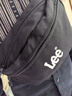 Lee單肩包女時(shí)尚斜挎包男腰包通勤胸包學(xué)生運動(dòng)百搭輕便背包 曜石黑 曬單實(shí)拍圖