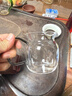 明尊（LIGHTKING）公道杯高硼硅玻璃公杯純手工加厚大號分茶器茶海茶道茶具配件 晶彩手柄公道杯【260mL】 曬單實(shí)拍圖