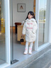 G.duck小黃鴨女童羽絨服中長(cháng)款加厚2025新款兒童羽絨外套冬季女寶寶冬裝 淺黃色 110 建議4~5歲【100-110cm】cm 曬單實(shí)拍圖