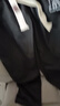 布恩普美式休閑褲子男夏季高街學(xué)生運動(dòng)直筒褲春夏男生寬松闊腿衛長(cháng)褲 黑色（常規款） XL 【建議體重110-140斤左右】 曬單實(shí)拍圖
