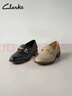 Clarks其樂(lè )女鞋Taylor Trim樂(lè )福鞋女復古小皮鞋單鞋通勤平底鞋豆豆鞋 淺沙色 建議拍小半碼 35.5 曬單實(shí)拍圖