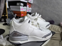 耐克（NIKE）CF   AIR JORDAN 3 RETRO 復刻女子運動(dòng)鞋  重復鏈接 CK9246-100 35.5 曬單實(shí)拍圖