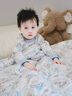 威爾貝魯（WELLBER）兒童防踢被子寶寶秋冬豆豆絨擁抱被嬰兒蠶絲蓋毯 夢(mèng)境150*150cm 曬單實(shí)拍圖