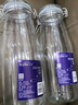 喜碧（Scybe）泡酒容器密封罐玻璃密封罐牛奶瓶果汁瓶韋達1000ml 2只 曬單實(shí)拍圖