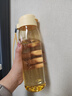 特百惠（Tupperware）樂(lè )活750ML塑料杯夏季男女學(xué)生運動(dòng)水杯子大容量便攜雙飲 香草黃 曬單實(shí)拍圖