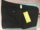 愷吉銳純棉七分褲男士夏季薄款中老年高腰短褲寬松大碼中年爸爸夏裝中褲 【1件裝純棉七分褲】黑色 34 腰圍2尺七150-160斤 曬單實(shí)拍圖