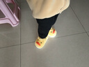 幸?，旣悾–heerful Mario）小鴨兒童拖鞋男童冬季保暖家居寶寶棉拖鞋包跟室內幼兒女童毛拖鞋 曬單實(shí)拍圖