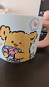 PAKCHOICE馬克杯子陶瓷帶蓋高顏值鮮花小狗情侶線(xiàn)條對杯員工生日禮物送閨蜜 曬單實(shí)拍圖