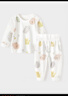 babylove嬰兒內(nèi)衣套裝春秋季純棉寶寶睡衣家居服秋衣褲高腰兩件套 動物指揮官 120 曬單實拍圖