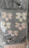 雪茜曼手套女翻蓋漏指保暖手套女冬季加絨保暖可愛(ài)花朵學(xué)生寫(xiě)字騎行手套 曬單實(shí)拍圖