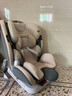 貝倍適（BAYBETSS）兒童安全座椅汽車(chē)用0-4-12歲寶寶360度旋轉嬰兒車(chē)載坐椅ISOFIX 米灰色【遮陽(yáng)棚+上拉帶+側保護】 曬單實(shí)拍圖