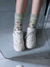 都市麗人襪子女秋冬加絨加厚保暖長(cháng)筒襪女士毛圈家居睡眠地板襪中筒保 曬單實(shí)拍圖