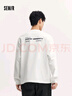 森馬（Semir）長袖T恤男重磅寬松打底上衣印花情侶裝秋季內(nèi)搭外穿101524101211 曬單實拍圖