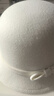 赫本風(fēng)羊毛呢漁夫帽女款法式復古秋冬禮帽盆帽小香風(fēng)千金白色帽子 米白色 均碼 曬單實(shí)拍圖