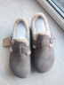 百麗（Belle）全麥吐司毛里勃肯鞋女25冬商場(chǎng)款保暖增高休閑鞋E6V1DDM5預售 灰色 38 曬單實(shí)拍圖