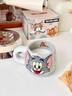 陶瓷杯子可愛(ài)卡通造型馬克杯禮盒禮品新款高顏值好看水杯 貓和老鼠造型馬克杯彩盒裝-杰瑞 曬單實(shí)拍圖
