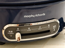 摩飛電器（Morphyrichards）多功能鍋電火鍋 家用烤涮一體電煮鍋電炒鍋電燒烤料理鍋 3L電熱火鍋鍋 MR9087 地中海藍 曬單實(shí)拍圖