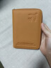 鹿師傅護照包證件收納包多功能大容量旅行出差便攜護照夾卡包防潑水錢(qián)包 落日黃 頭層牛皮 曬單實(shí)拍圖