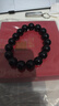 普陀山烏金黑曜石手串男補水事業(yè)護身男女情侶手串護身符生日禮物 曬單實(shí)拍圖