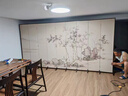 新中式實(shí)木屏風(fēng)隔斷客廳辦公室酒店高端簡(jiǎn)約古風(fēng)茶室背景裝飾遮擋 圖1 1扇40*180cm樟子松 曬單實(shí)拍圖