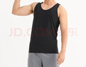 松山棉店新疆棉男士背心簡(jiǎn)約吸濕速干家居外穿運動(dòng)汗衫透氣時(shí)尚百搭打底 黑色 XL (男士180) 曬單實(shí)拍圖