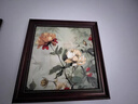 良木臥室裝飾畫(huà)美式床頭掛畫(huà)花鳥(niǎo)復古油畫(huà)歐式大氣房間兩聯(lián)壁畫(huà)高級感 B-花開(kāi)富貴-復古棕框+小金 40*40cm 高質(zhì)肌理畫(huà)【肌理紋路】 曬單實(shí)拍圖