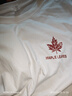 清倉撿漏尾單大牌剪標專(zhuān)柜100%純色字母白色短袖T恤男女 【新疆棉】白色楓葉 2XL （135-150斤） 曬單實(shí)拍圖