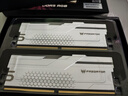 宏碁掠奪者（PREDATOR）96G(48G×2)套裝 DDR5 6000頻率 臺式機內存條 Hermes冰刃系列 RGB燈條(C28) 白色 AI電腦配件 曬單實(shí)拍圖