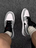AJNIKERNIKE AIR 莆田純原AJ1低幫北卡藍煙灰aj1男鞋情侶百搭時(shí)尚小眾鞋 【純原+橡膠實(shí)底】AJ1-煙灰 40 曬單實(shí)拍圖