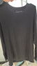 京東京造【10A抗菌T】長(cháng)袖t恤男衛衣打底衫衣服白小T男裝 黑色 L 曬單實(shí)拍圖
