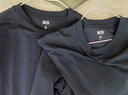 優(yōu)衣庫U系列合作款/男裝女裝DRY-EX速干T恤短袖吸汗快干476222 08 深灰色 M /170/92A 曬單實(shí)拍圖