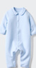優(yōu)衣庫嬰幼兒寶寶壓線(xiàn)連體衣長(cháng)袖爬爬服嬰兒衣服25秋冬新款478819 60 淺藍色 90cm 曬單實(shí)拍圖